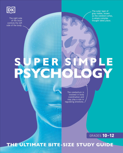 Super Simple Psychology: The Ultimate Bitesize Study Guide (DK Super Simple) book cover by DK