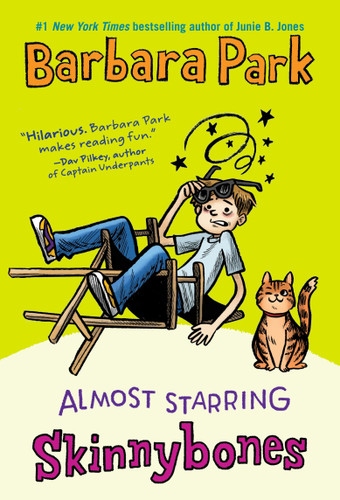 Almost Starring Skinnybones (Skinnybones Series) book cover by Barbara Park