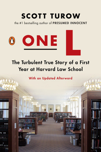 One L: The Turbulent True Story of a First Year at Harvard Law School book cover by Scott Turow