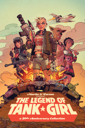 Tank Girl: The Legend of Tank Girl (TANK GIRL) book cover by Alan Martin