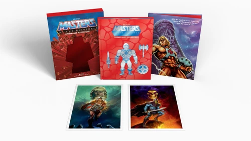 The Art of Masters of the Universe: Origins and Masterverse (Deluxe Edition) book cover by Mattel, Alex Irvine