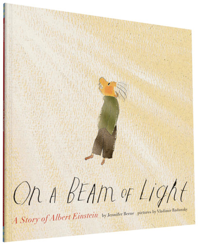 On a Beam of Light: A Story of Albert Einstein book cover by Jennifer Berne
