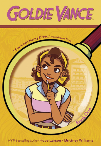 Goldie Vance Book One (Goldie Vance) book cover by Hope Larson
