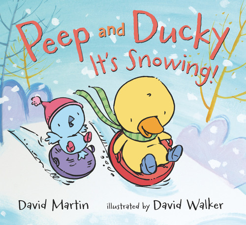 Peep and Ducky It's Snowing! (Peep and Ducky) book cover by David Martin