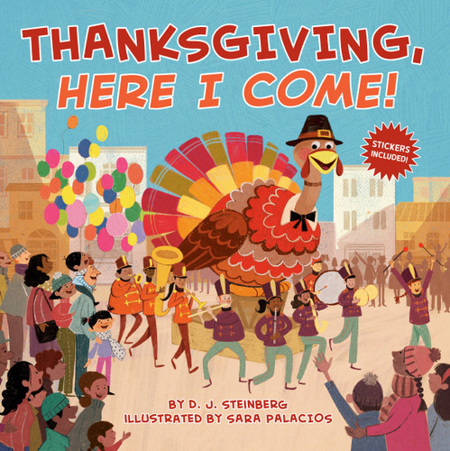 Thanksgiving, Here I Come! (Here I Come!) book cover by D.J. Steinberg