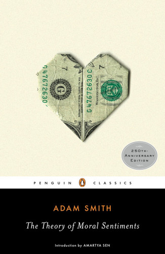 The Theory of Moral Sentiments book cover by Adam Smith