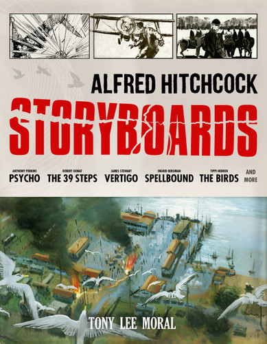 Alfred Hitchcock Storyboards book cover by Tony Lee Moral