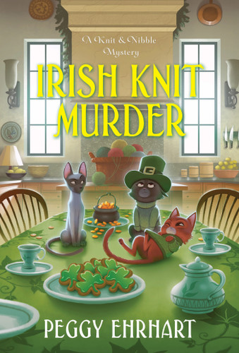 Irish Knit Murder (A Knit & Nibble Mystery) book cover by Peggy Ehrhart