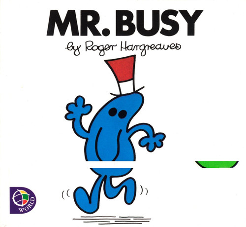 Mr. Busy (Mr. Men and Little Miss) book cover by Roger Hargreaves