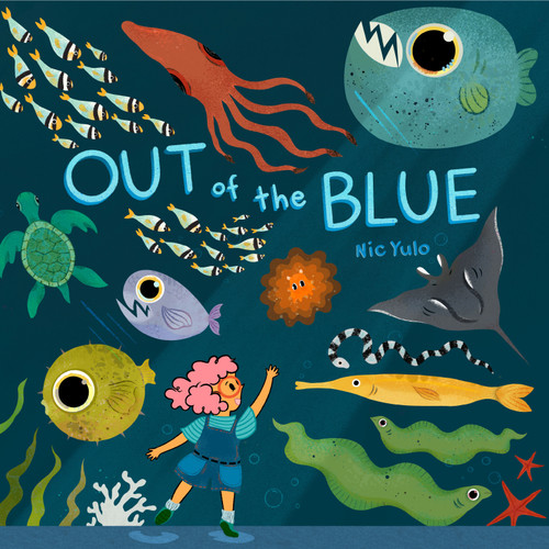 Out of the Blue book cover by Nic Yulo