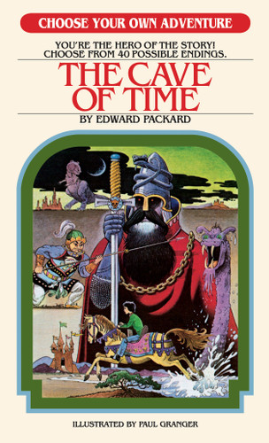 The Cave of Time (Choose Your Own Adventure Retro Editions) book cover by Edward Packard
