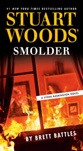 Stuart Woods' Smolder (A Stone Barrington Novel) book cover by Brett Battles