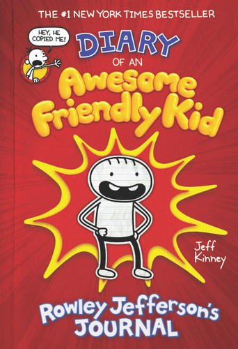 Diary of an Awesome Friendly Kid: Rowley Jefferson's Journal: From the Creator of Diary of a Wimpy Kid (The Awesome Friendly Kid Series) book cover by Jeff Kinney