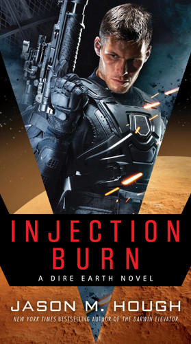 Injection Burn: A Dire Earth Novel (The Dire Earth Cycle) book cover by Jason M. Hough