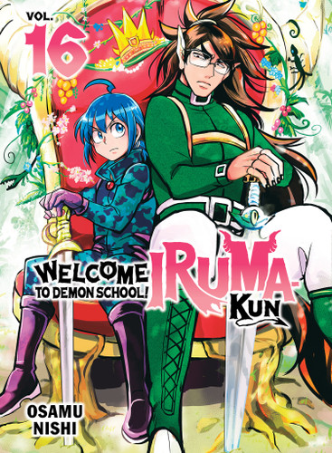Welcome to Demon School! Iruma-kun 16 (Welcome to Demon School! Iruma-kun) book cover by Osamu Nishi