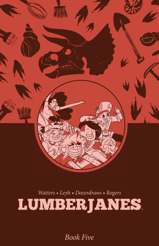 Lumberjanes Book Five (Lumberjanes) book cover by Shannon Watters, Kat Leyh