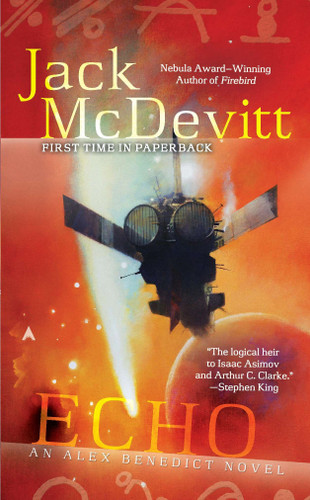Echo (An Alex Benedict Novel) book cover by Jack Mcdevitt