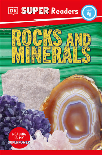 DK Super Readers Level 4 Rocks and Minerals (DK Super Readers) book cover by DK