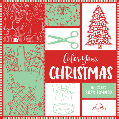 Color Your Christmas: A Crafty Christmas Adult Coloring Book book cover by 