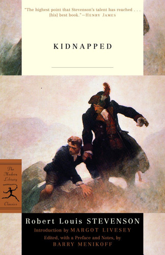 Kidnapped: or, The Lad with the Silver Button (Modern Library Classics) book cover by Robert Louis Stevenson