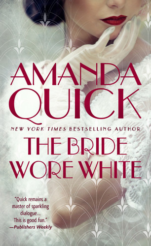 The Bride Wore White book cover by Amanda Quick