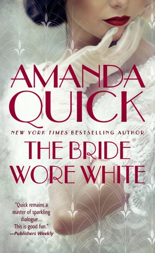 The Bride Wore White book cover by Amanda Quick