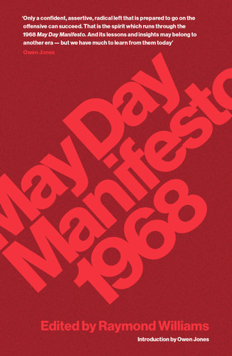 May Day Manifesto 1968 book cover by Raymond Williams