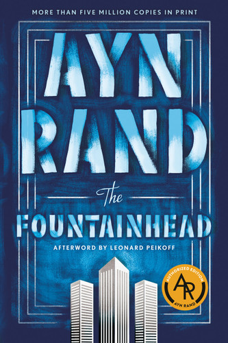The Fountainhead book cover by Ayn Rand