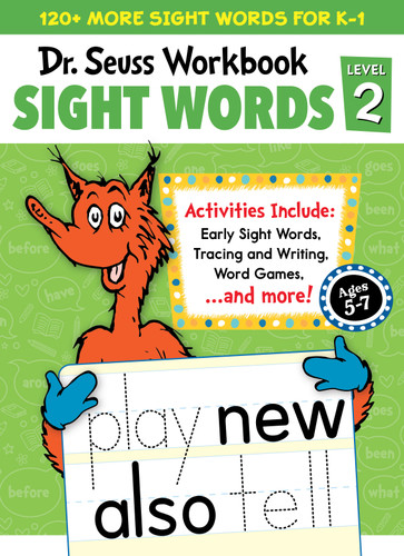 Dr. Seuss Sight Words Level 2 Workbook: A Sight Words Workbook for Kindergarten and 1st Grade (120+ Words, Games & Puzzles, Tracing Activities, and More) (Dr. Seuss Workbooks) book cover by Dr. Seuss