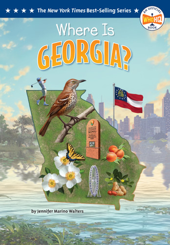 Where Is Georgia? (Who HQ: The 50 States) book cover by Jennifer Marino Walters, Who HQ