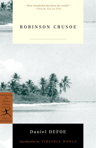 Robinson Crusoe (Modern Library Classics) book cover by Daniel Defoe