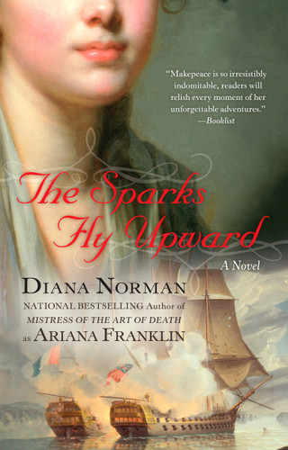 The Sparks Fly Upward (Makepeace Hedley) book cover by Diana Norman