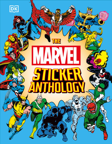 Marvel Sticker Anthology (DK Sticker Anthology) book cover by DK