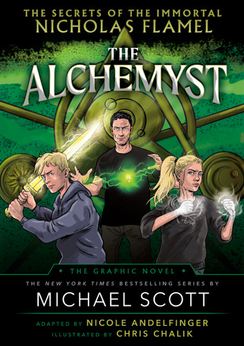 The Alchemyst: The Secrets of the Immortal Nicholas Flamel Graphic Novel (The Secrets of the Immortal Nicholas Flamel) book cover by Michael Scott