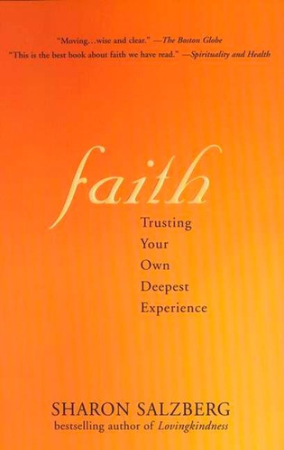 Faith: Trusting Your Own Deepest Experience book cover by Sharon Salzberg