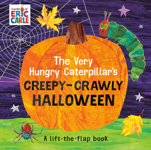 The Very Hungry Caterpillar's Creepy-Crawly Halloween: A Lift-the-Flap Book book cover by Eric Carle