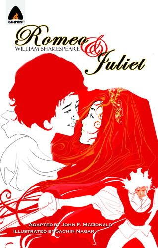 Romeo and Juliet: The Graphic Novel (Campfire Graphic Novels) book cover by William Shakespeare