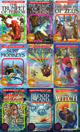 Choose Your Own Adventure: The Whole Enchilada Booster Pack book cover by Anson Montgomery, Deborah Lerme Goodman, Jay Leibold, D. Terman, Doug Wilhelm