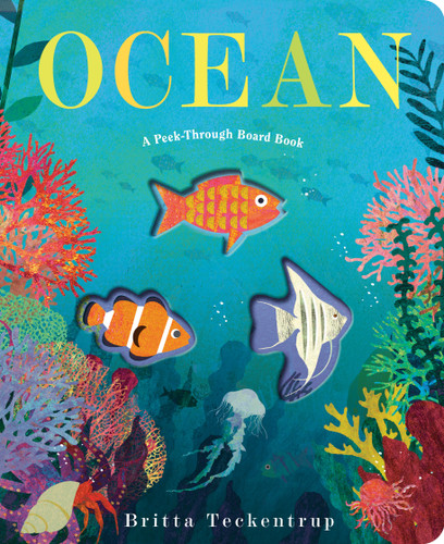 Ocean: A Peek-Through Board Book book cover by Britta Teckentrup