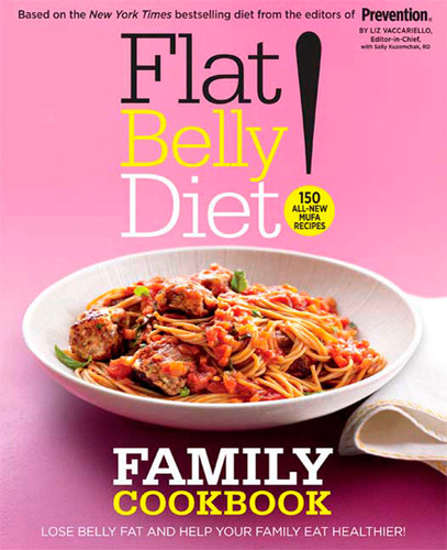 Flat Belly Diet! Family Cookbook: Lose Belly Fat and Help Your Family Eat Healthier (Flat Belly Diet) book cover by Liz Vaccariello, Sally Kuzemchak