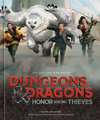 The Art and Making of Dungeons & Dragons: Honor Among Thieves (Dungeons & Dragons) book cover by Eleni Roussos, Official Dungeons & Dragons Licensed