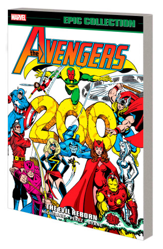 Avengers Epic Collection: The Evil Reborn book cover by David Michelinie, Marvel Various