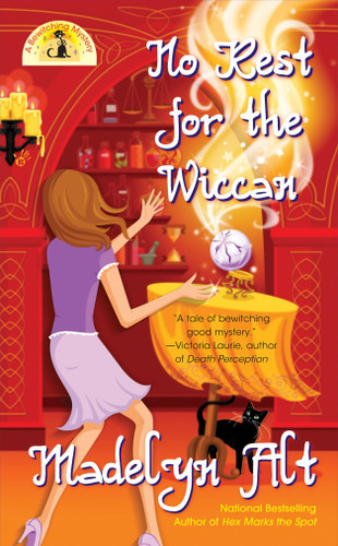 No Rest for the Wiccan (A Bewitching Mystery) book cover by Madelyn Alt