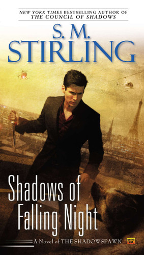 Shadows of Falling Night book cover by S. M. Stirling