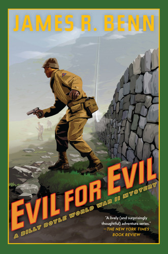 Evil for Evil (A Billy Boyle WWII Mystery) book cover by James R. Benn