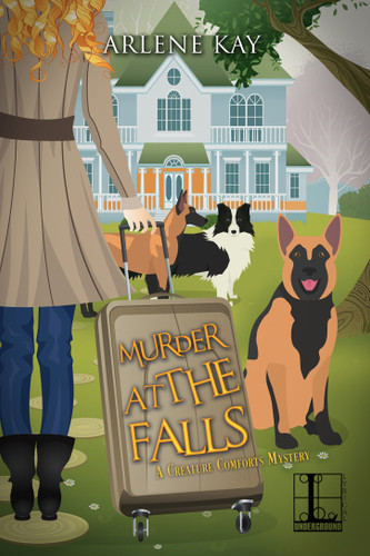 Murder at the Falls (A Creature Comforts Mystery) book cover by Arlene Kay