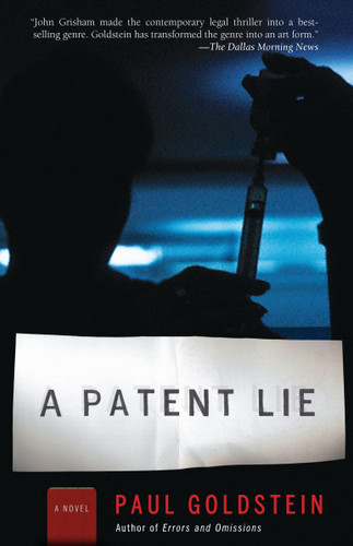 A Patent Lie (Michael Seeley Mystery) book cover by Paul Goldstein