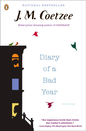 Diary of a Bad Year: Fiction book cover by J. M. Coetzee