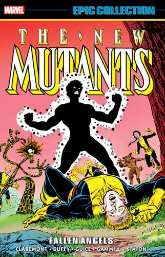 New Mutants Epic Collection: Fallen Angels book cover by Louise Simonson, Rob Liefeld, Fabian Nicieza