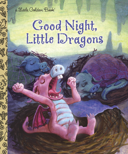 Good Night, Little Dragons (Little Golden Book) book cover by Leigh Ann Tyson